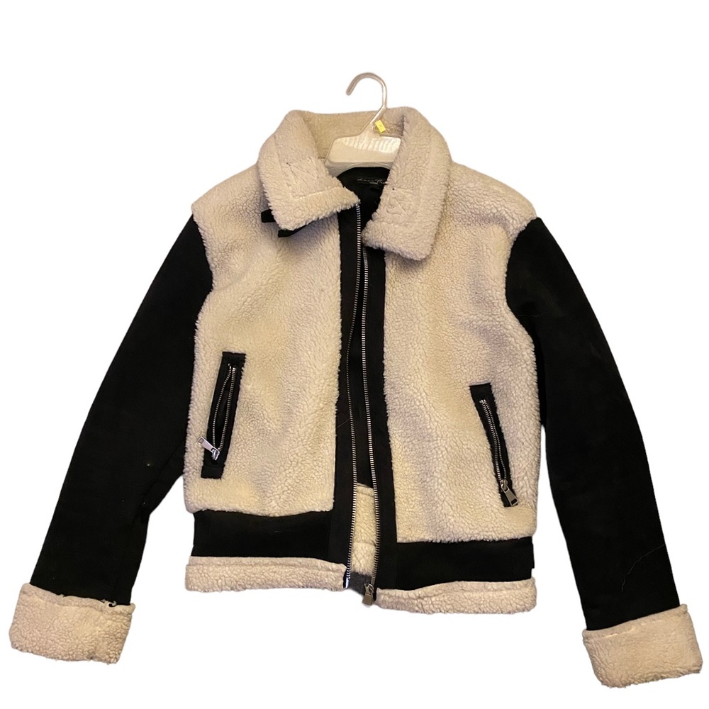 Cute faux fur jacket